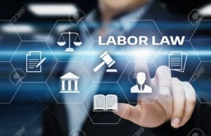 Labor Law Lawyer Legal Business Internet Technology Concept.